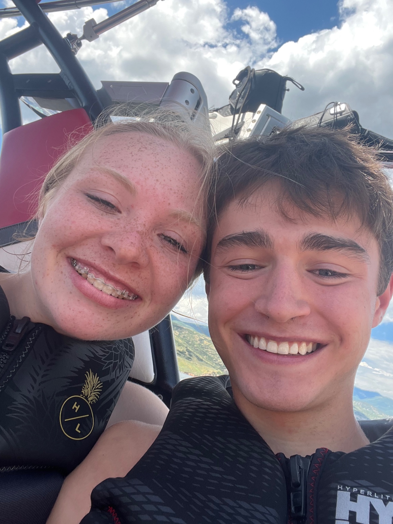Summer selfie in the mountains