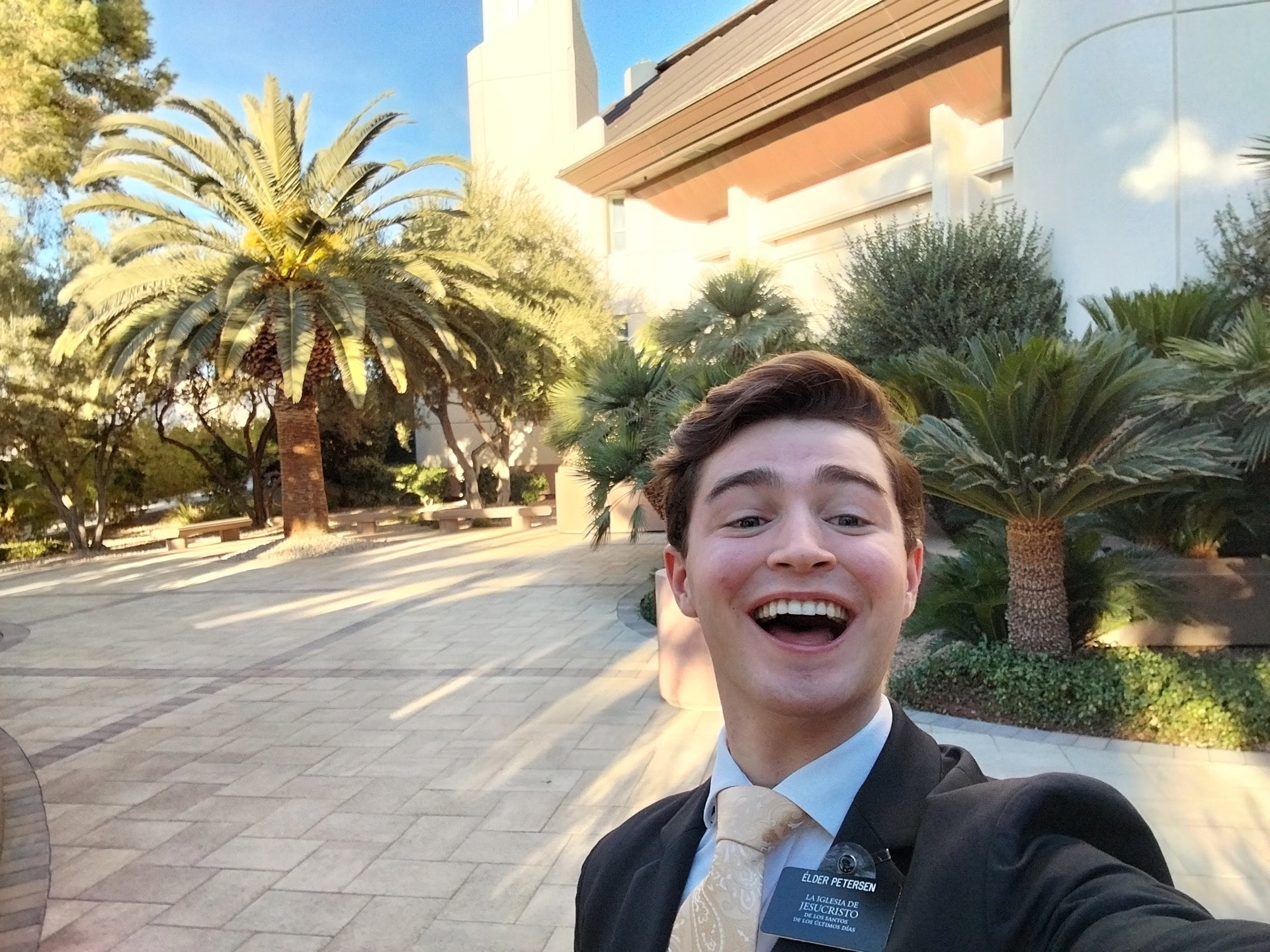 Phillip serving his mission in Las Vegas