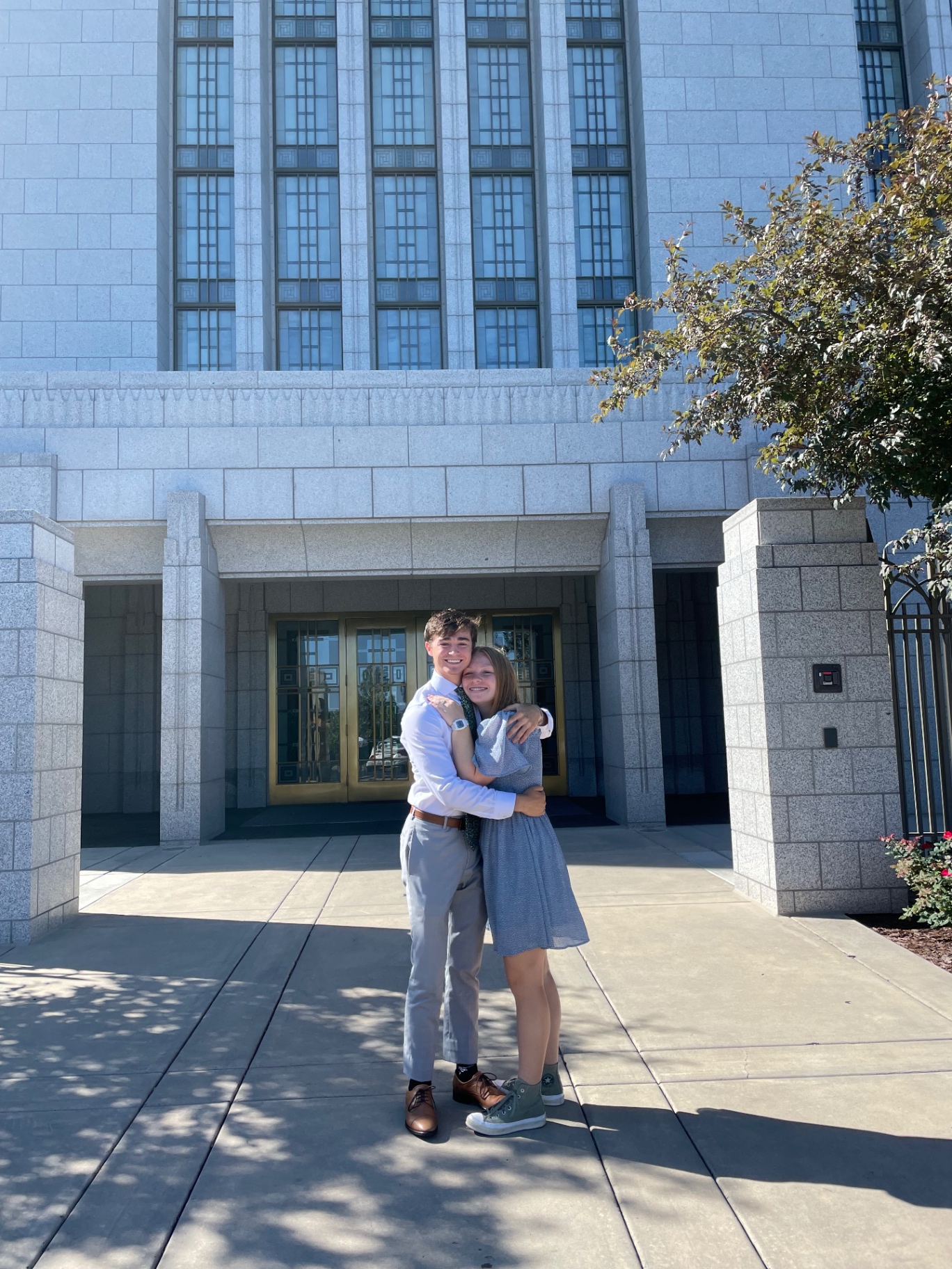 Together at the temple
